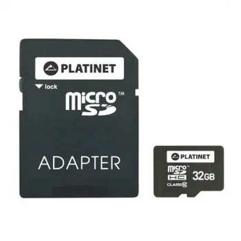 

MICRO SD MEMORY CARD 32GB PLATINET CLASS 10 + ADAPTER