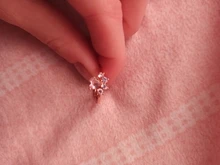 Anillos de Compromiso con diseño de Pata de Gato para mujer, anillos elegantes de circonia cúbica rosa para mujer, joyería de boda para mujer