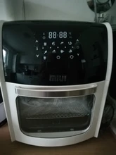 MIUI - Asador de Pollo Eléctrico 5 en 1, Horno de 360º MI-CYCLONE de 10L/12.7QT, Deshidratador Asador LED de gran capacidad, Freidora grande para uso doméstico