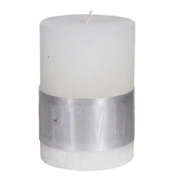 

White rustic style candle