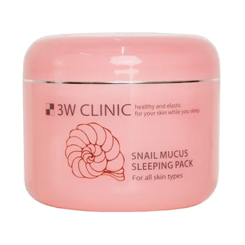 

3W CLINIC Маска для лица ночная УЛИТОЧНЫЙ МУЦИН Snail Mucus Sleeping Pack