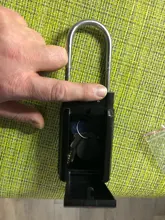 Caja de cerradura de combinación MOOL, caja de cerradura con llave de 4 dígitos, cerradura de combinación, impermeable, interior/exterior