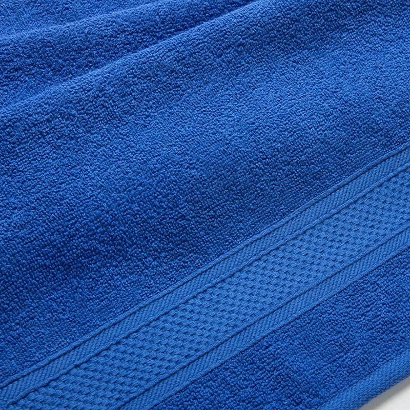 IV хлопок махровое полотенце, 4 размера: 40x70, 50x90,70x140100x180 см, Текстиль для дома ванной комнаты кораллового цвета Мягкая быстрая сушка - Цвет: Royal blue
