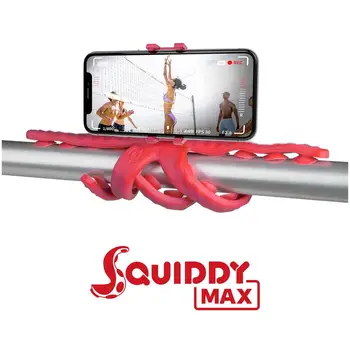 

Squiddy Max flexible tripod for camera and Smartphone-color RossoCELLY11.92