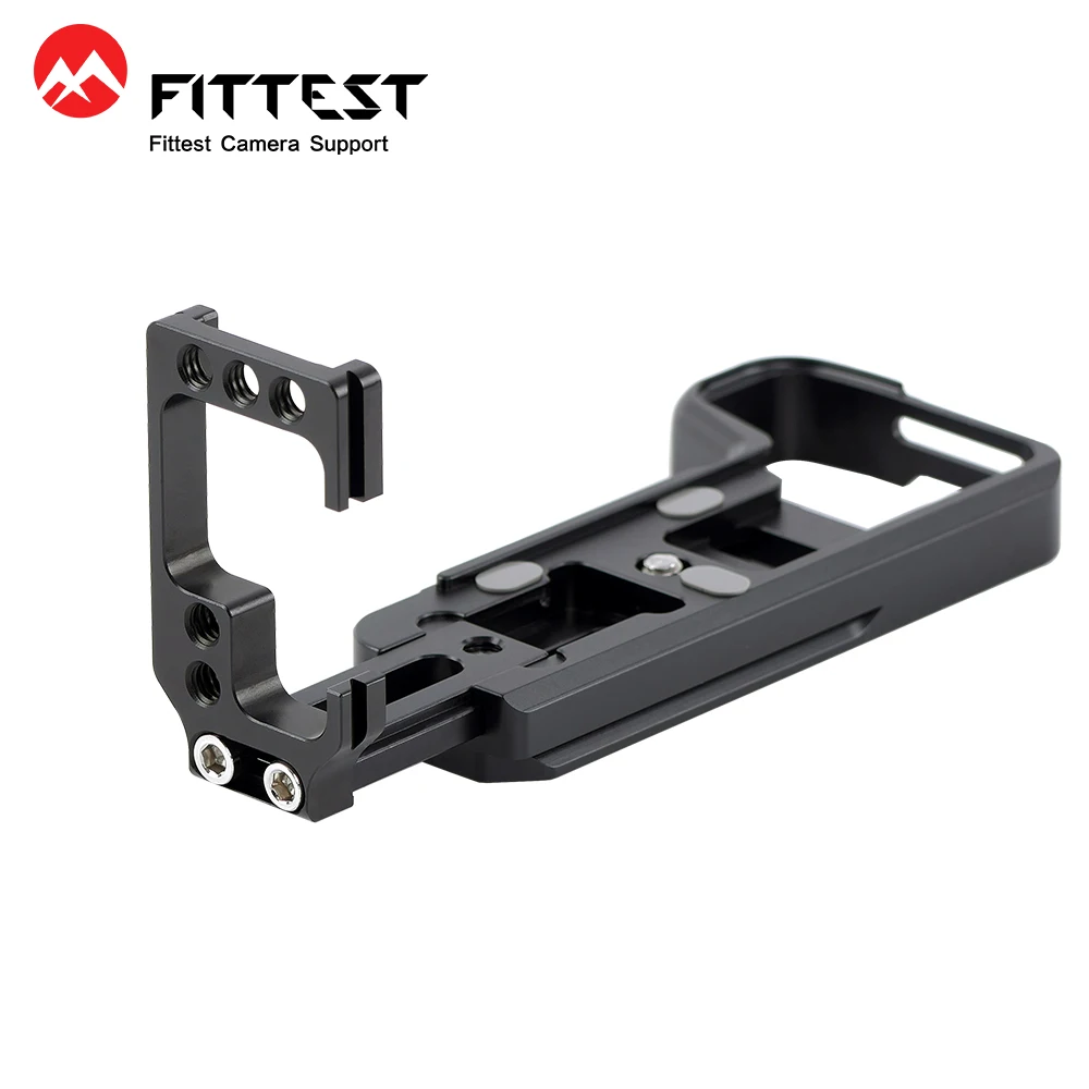 FITTEST Handgrip for Fujifilm X-S10 Camera LB-XS10 Extendable Quick Release L-plate Metal Tripod Mount Cage