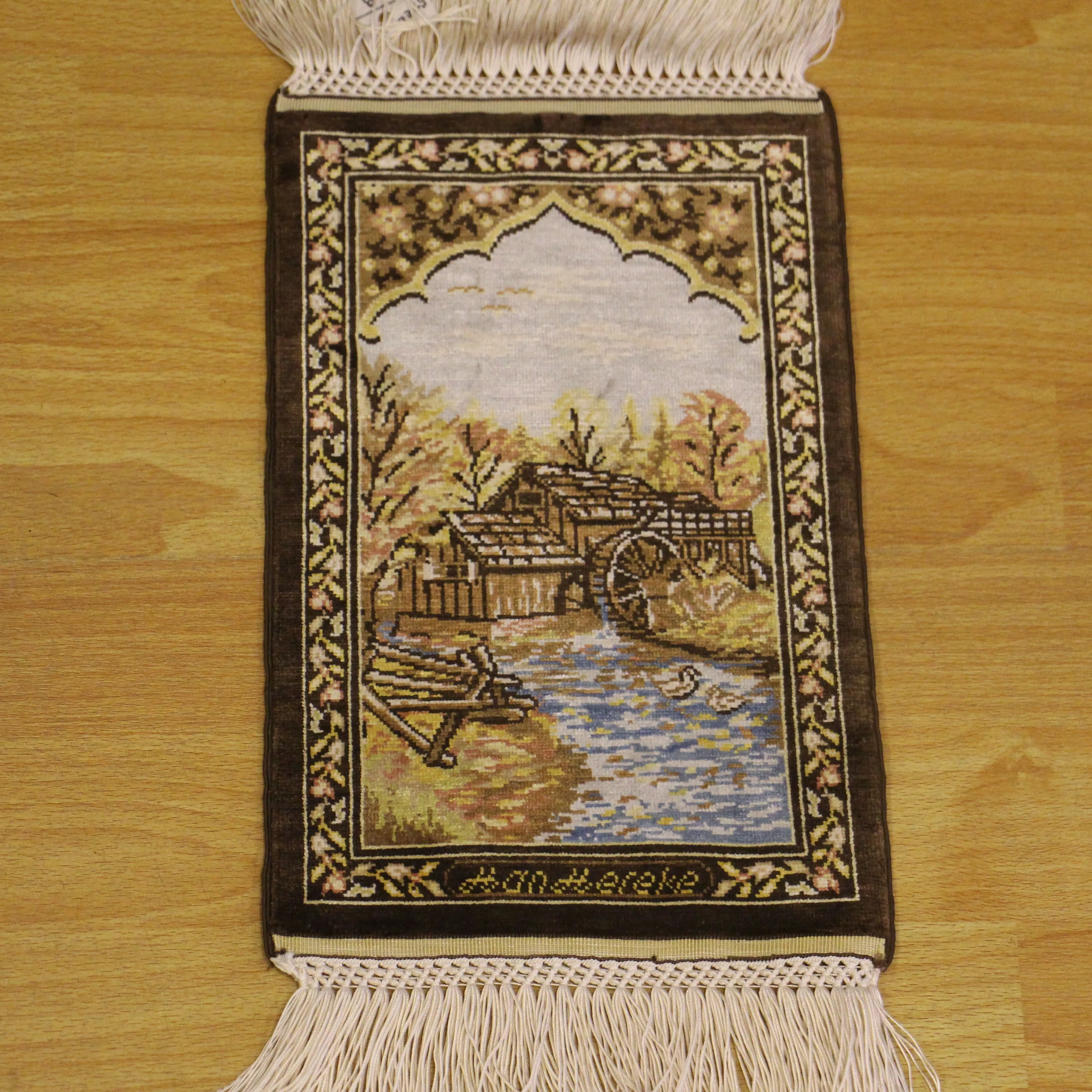100 шелк Hereke ковер