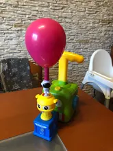 Juguete de coche de globo eléctrico para niños, lanzador de globos de energía inercial, educación, experimento de ciencia, rompecabezas, Juguetes Divertidos para niños, regalo de Navidad