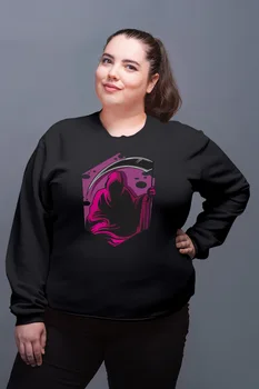 

Angemiel Purple Wear Grim Reaper Black Women Sweatshirt