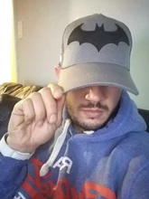 Gorra de béisbol con bordado de El caballero oscuro, sombrero bordado con bordado de Bruce