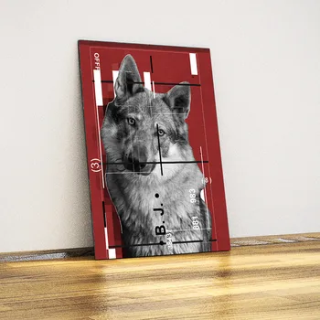 

German Established-Think the illustration-Metal Poster