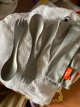 Titanium Spoon Tableware Fork Ultralight Tito Outdoor Camping Picnic Pure