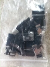 10 pcs/lot Micro USB 5P 30V 1.5A Micro/MINI USB Connectors Plastic Shell Jack Tail Male