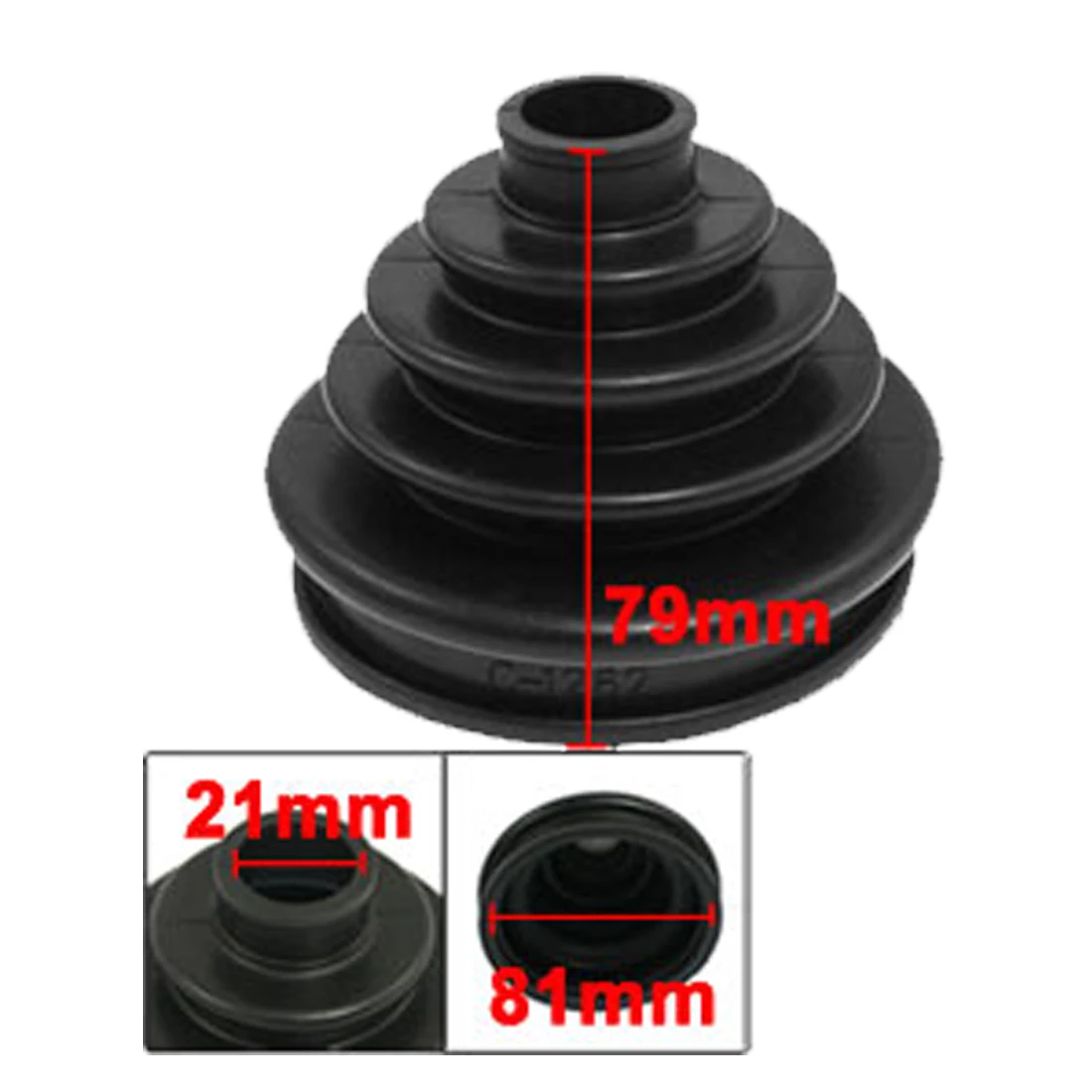 CV Boots Uxcell Outer CV Joint Boot Rubber Anti Dust Dirt-proof Axle Protective Cover for Volkswagen Passat B5