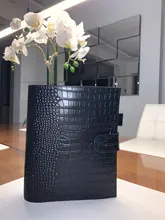 Moterm Luxe-planificador de anillos A5 con carpeta de anillos de 30mm, Agenda, organizador de granos Crocs, diario, Bloc de notas, cuaderno de bocetos