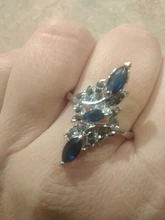 Clásico de moda de anillo de boda azul exquisito anillo de circón para mujer 2020 nueva moda joyería de la boda de regalo de Año Nuevo