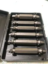 Juego de brocas para extraer tornillos dañados, herramientas de demolición, Extractor de tornillos pelados, fácil de quitar, 6 uds.