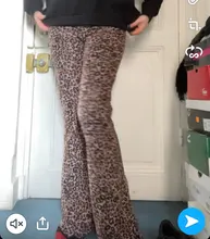 Sweetown marrón leopardo Y2K Joggers de cintura alta pantalones doble capa de red E chica estética Pantalones mujer pantalones de chándal