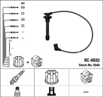 

Wire harness Honda CR-V 2.0 16V 95-99 NGK RCHE82