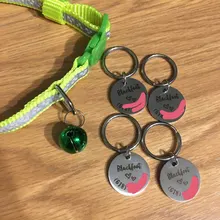 Collar Dog Pet-Accessories Id-Tag Puppy Engraved Name Anti-Lost Personalized for Cat