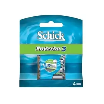 

Schick protector 3 replacement razor cassettes 4 PCs