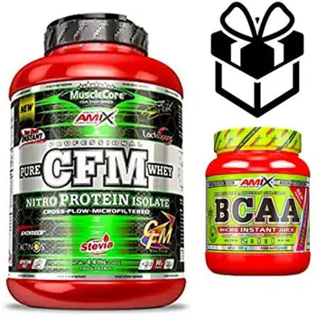 AMIX MuscleCore CFM Nitro Isolate Protein-2 kg Chocolate + Instant Bcaa 300 gr + Mixer
