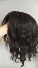 Peluca de cabello humano rizado para mujer, tupé de pelo europeo con Base de seda transpirable con Clip en Remy, 10x12