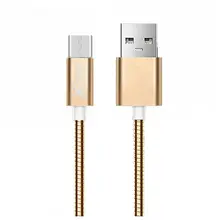 Микро USB к USB кабель Ref. 101103 цвета розового золота