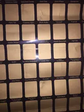 Póster de Anime rascador para decoración del hogar, gran regalo para fanáticos del Anime, lista de cubo prémium e íconos artísticos, Top 100