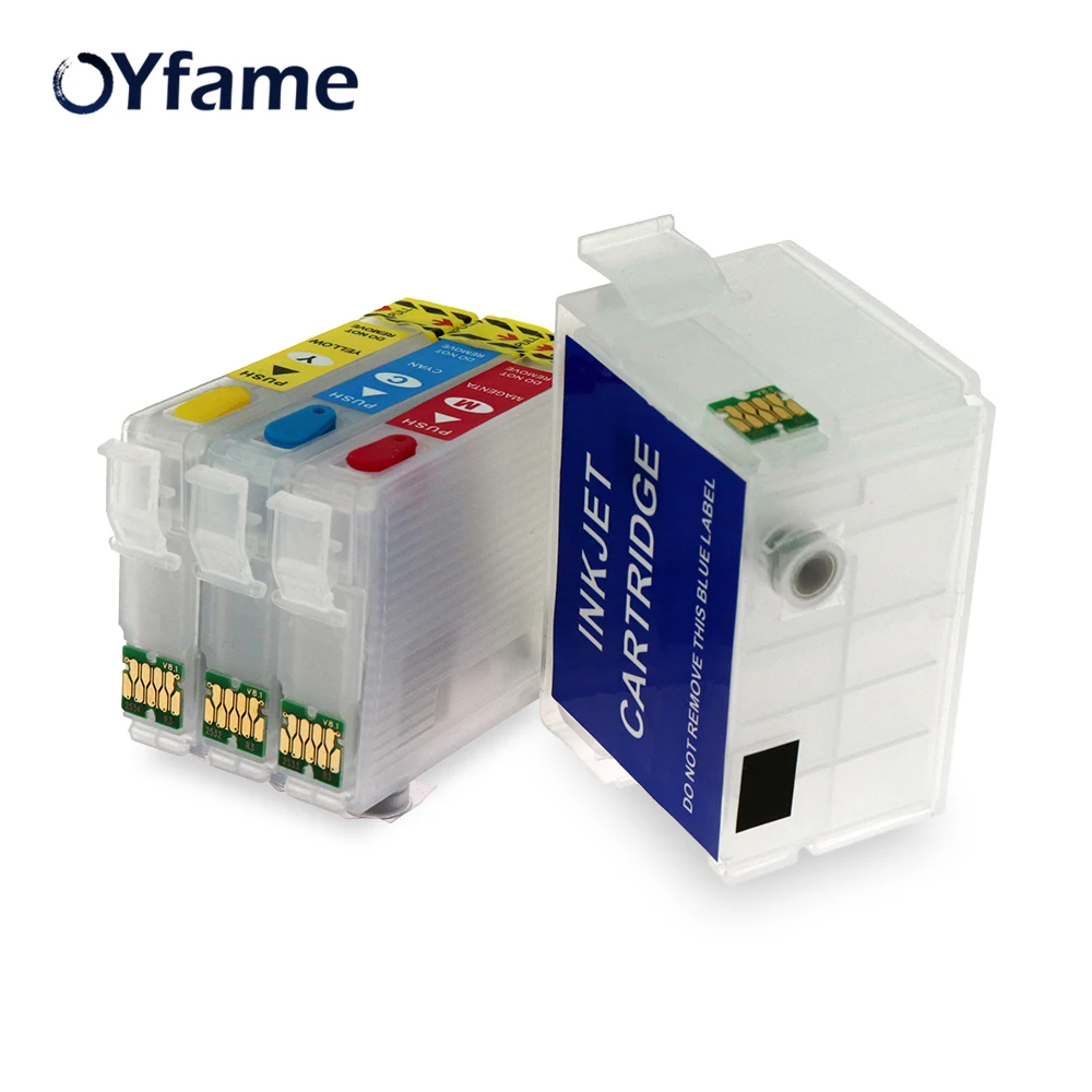 OYfame T2711 T2701 Refillable патрон чернил для принтера Epson рабочей силы WF7110 WF7610 WF7620 WF3620 WF3820 3640D 7110DTW T2711 картридж