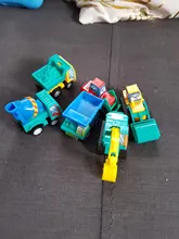 6 uds juguete de modelo de coche atrás coche vehículo móvil camión de bomberos modelo Taxi chico Mini juguetes regalo Diecasts juguete para los niños