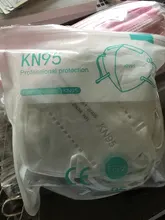 Mascarilla facial ffp2 KN95 con filtro, máscara antipolvo con ventilación, 100 Uds.