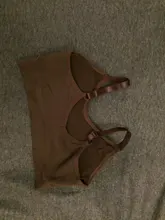 Sujetador deportivo sin costuras para mujer, Top de Fitness para Yoga, Copa A-D, negro y blanco, Top corto de gimnasia para correr