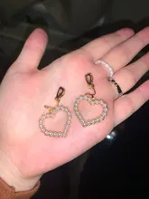 Encanto de moda creativo perla clip en pendientes lindo pendientes hechos a mano para auriculares joya clip