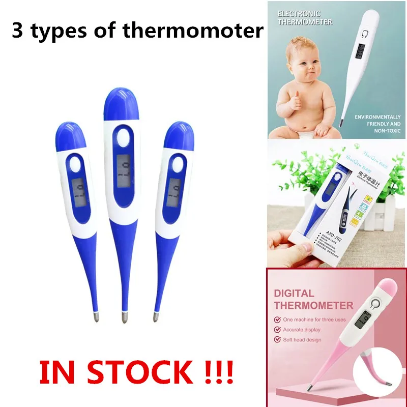 

Digital Infrared Thermometer Security LED Armpit for Baby Children Adult Fahrenheit Ear and Forehead Axilla Oral Thermometer