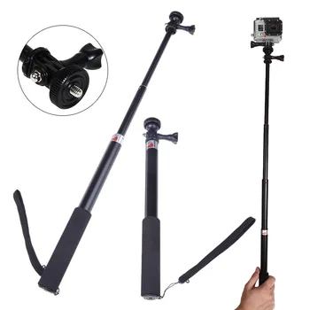 

ALLOYSEED Waterproof Selfie Stick Telescoping Extendable Monopod Pole For GoPro Hero 7 6 5 4 3 SJCAM Xiaomi Yi 4K Action Camera