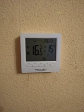 Regulador de temperatura de calefacción de caldera de Gas programable, termostato de batería AA con bloqueo de Chico, Control manual