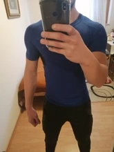 Gym Clothing T-Shirts Short-Sleeve Fitness Workout Compression Men Sports Jogger Exercise