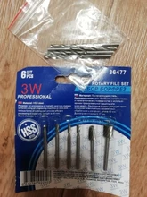 NEWONE 11Pcs HSS Woodworking Locator Set with Drill Bit,39mm Milling Burrs Carving Rotary