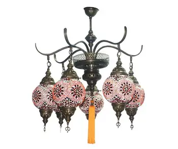 

Chandelier Morocco orange