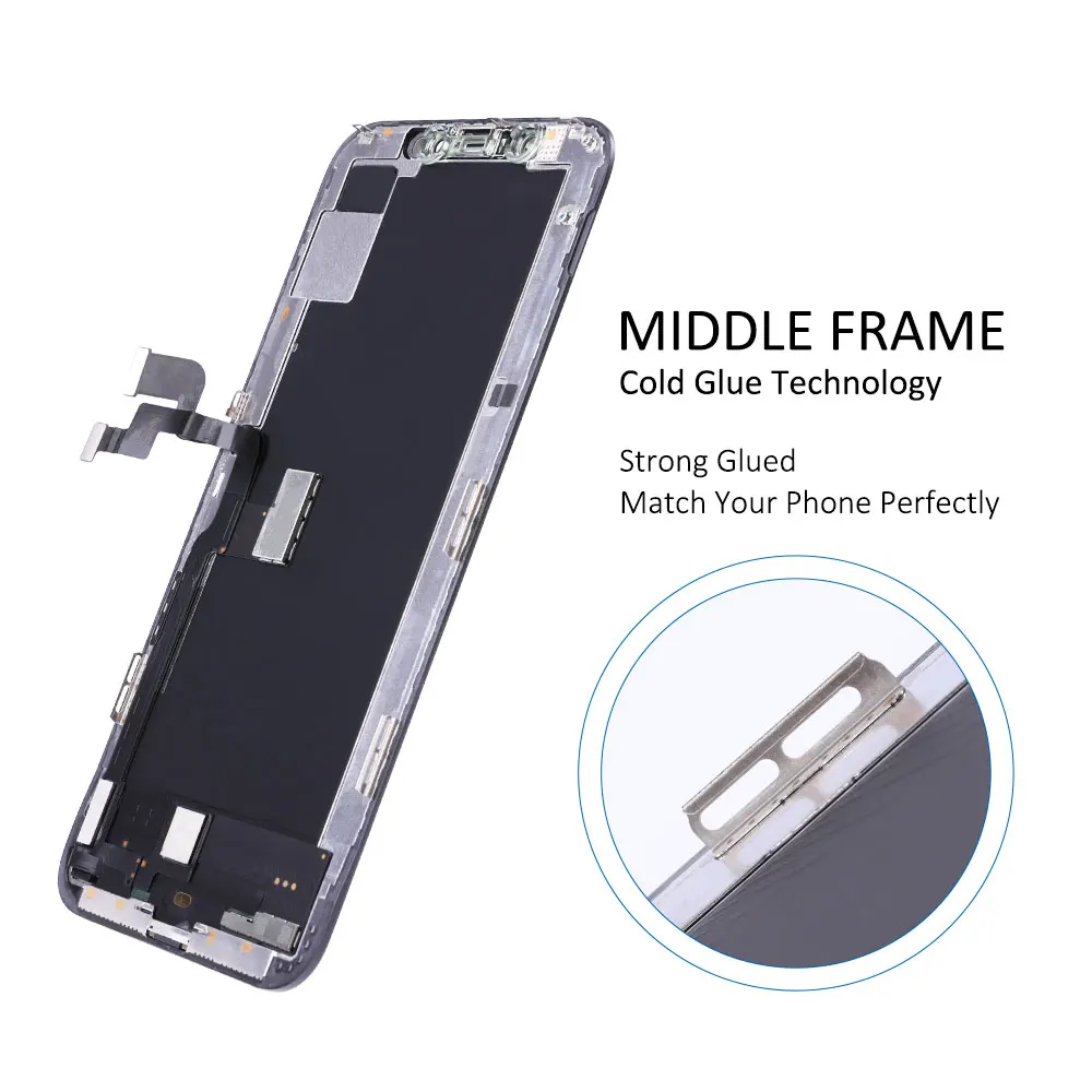 EK Soft OLED For iPhone XS LCD Display Touch