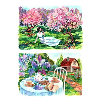 

Rice paper for Decoupage "" craft Premier "", A3, 25 g/m, "" apple garden "" cp01792