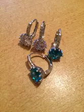 EMMAYA-Pendientes llamativos de 10 colores diferentes, bisutería con cierre de tipo botón, elementos naturales