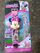 Reloj digital con proyección 3D para niños, dibujos animados de Ultraman, Spider-Man, Iron Man, princesa, juguetes para niños