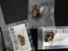 DIY Knife Pendant Beads Skull-Paracord-Beads Crow EDC Brass Vintage-Color Outdoor-Tools