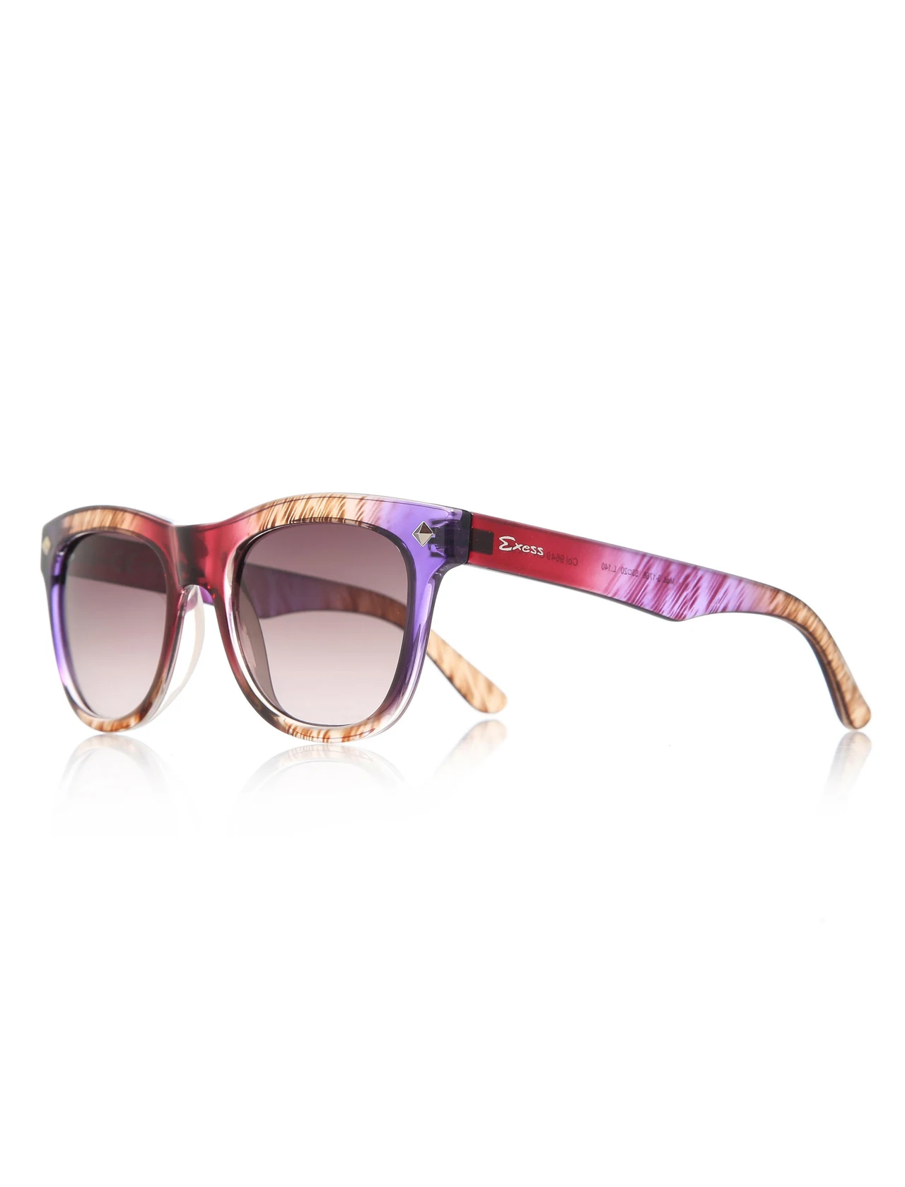 

Unisex sunglasses e 1766 9649 un bone color organic square square 53-20-140 exess