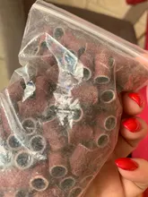 Brocas de lijado para uñas, cortadores eléctricos para manicura y pedicura, lijadora de reemplazo de callos, herramienta de limpieza de uñas, 100 Uds.