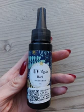 Difícil pegamento de resina UV de cristal claro de curado ultravioleta de la resina de Epoxy pegamento UV Solar cura luz del sol activado Fabricación de la joyería DIY herramientas