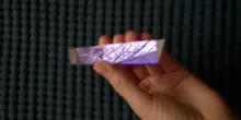 Prisma óptico de cristal para enseñanza, Prisma reflectante de ángulo recto, Triangular, espectro de luz, Prisma para arcoíris, 1 Uds.