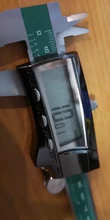FUJIWARA-Calibrador digital de acero inoxidable Vernier, de 0 a 150mm, 1/64 fracción/MM/pulgada, LCD, resistente al agua, IP54