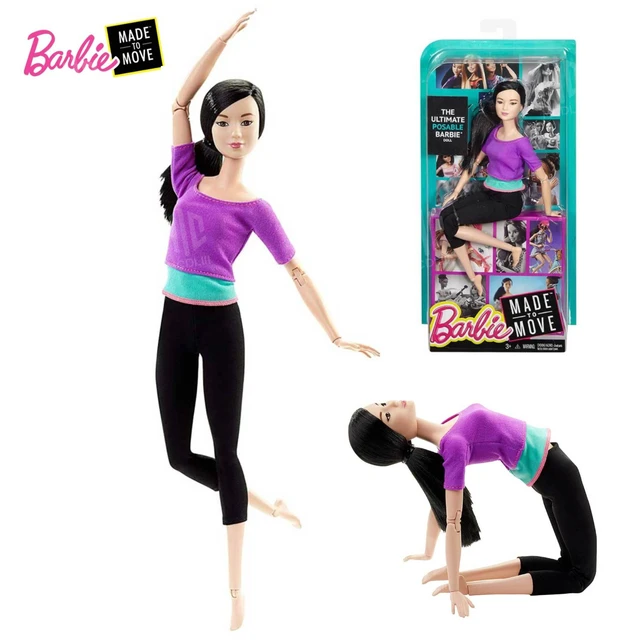 Original Barbie Gymnastics Yoga Sports Doll Barbie All Joints Move Doll  Educational Toy Girl Christmas Birthday Toys Gift Dhl81 - Dolls - AliExpress